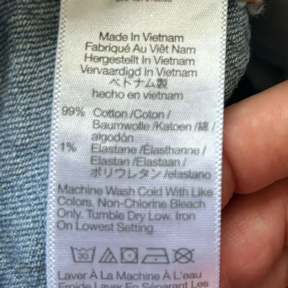 Madewell women’s high rise Mom Jeans with raw hemline Size 28Tall - Picture 11 of 13